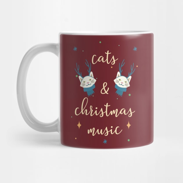 Cat Lover Christmas Gift: Cat And Christmas Music by POD Anytime